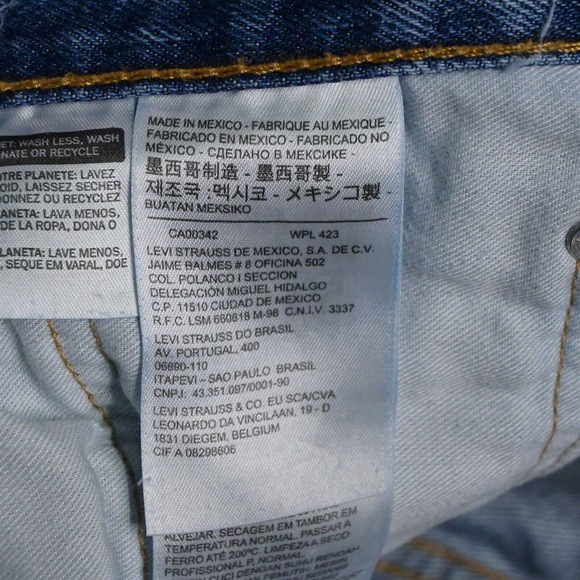 Levis 38 x 32 505 Straight‎ Fit Light Stonewash Denim Jeans - Picture 4 of 12